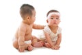 Lovely asian babies Royalty Free Stock Photo