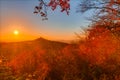 Lovely Autumn Landscape Panorama Royalty Free Stock Photo