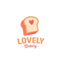 Lovely bakery sweet cute logo with halftone pop art style
