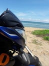 Lovely beach view with bike