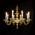 Hanging brass pendant Chandelier