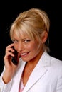 Lovely Business Woman Cell Phone Royalty Free Stock Photo