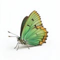 lovely buttterfly on white background Royalty Free Stock Photo