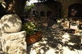 Shady Garden Cafe in the backstreets of Rhodes Walled Town