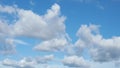 Lovely clouds in blue sky