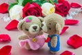 Lovely couple baby bears Royalty Free Stock Photo