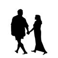 lovely Couple silhouettes