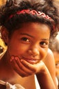 Lovely creole girl smiling