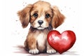 Lovely dog background mammal cute pet red animals puppy beautiful young white