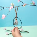 lovely easter or spring craft for kids, simple DIY