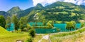 Swiss village Lungern, Switzerland Royalty Free Stock Photo