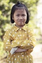Lovely face of asian children kidding face happiness emotion Royalty Free Stock Photo