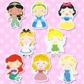 Lovely fairy tale characters set