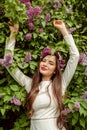 Lovely female model, Springtime portrait