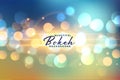 Lovely festive bokeh lights background design