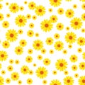 Lovely floral seamless pattern vector illustration