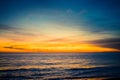 A lovely Florida sunset at Madeira Beach Royalty Free Stock Photo