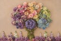 Lovely flower background for newborn baby, concept of newborn ba