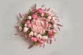 Lovely flower background for newborn baby, concept of newborn ba