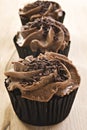 Lovely fresh chocolate cupcakes