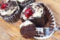 Lovely fresh chocolate cupcakes