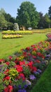 Lovely garden in leamington spa Royalty Free Stock Photo