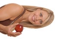 Lovely Girl and Apple