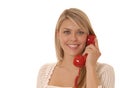 Lovely Girl on Telephone