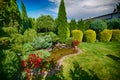 Lovely green garden Royalty Free Stock Photo