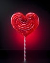 A lovely heart shaped lollipop for Valentines Day