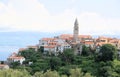 The lovely hill town Vrbnik, island Krk,Croatia