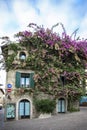 Lovely home in Sirmione, Italy. Lago di Garda town of Sirmione colorful street view, tourist destination in Lombardy region of