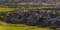 Lovely homes in Eagle Mountain by the golf course Royalty Free Stock Photo