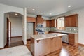 Lovely kitchen with nice counters.