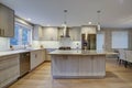 Lovely kitchen room with kitchen island