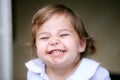 Lovely little girl making funny face Royalty Free Stock Photo