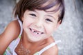 Lovely little girl smilling Royalty Free Stock Photo