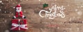 Lovely Merry Christmas and Happy new Year 2018 banner background Royalty Free Stock Photo
