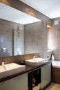 Lovely modern bathroom design