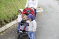 Lovely Mother with Her Children Royalty Free Stock Photo