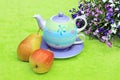 Lovely pastel teapot