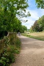 A lovely pathway found in Hampstead Heath park, UK