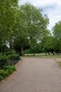 Lovely pathway towards the center of the park. Finsbury Park