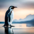 Lovely penguin - ai generated image Royalty Free Stock Photo