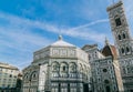 Lovely place. Cathedral in Florence in Italy. Royalty Free Stock Photo