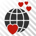 Lovely Planet Vector EPS Icon