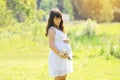 Lovely pregnant girl Royalty Free Stock Photo