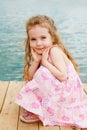 Lovely preschool girl Royalty Free Stock Photo