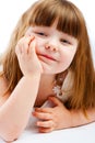 Lovely preschool girl Royalty Free Stock Photo