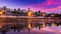 A lovely Purple Sunset in Kuta Bali